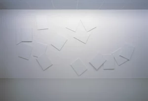 Delacroix défiguré (La mort de Sardanapale), 1989, © François Morellet : ADAGP, Paris