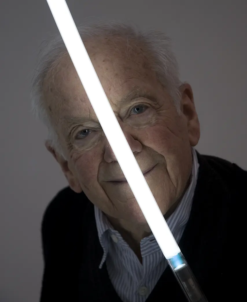 Portrait de l'artiste François Morellet